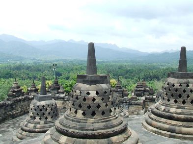 Borobudur stupas 